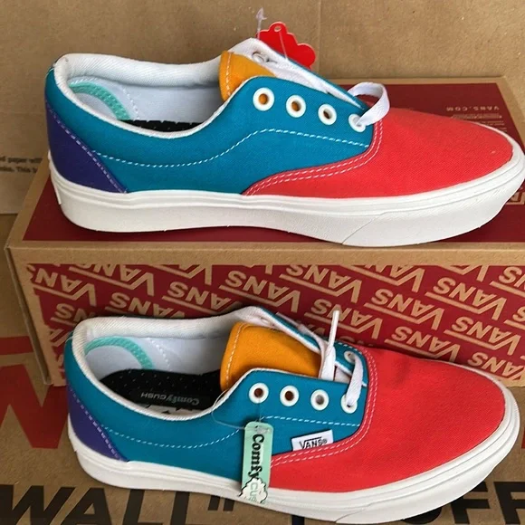 Vans Comfycush Era Multi Block Multi/True White WMNS - Picture 2 of 16